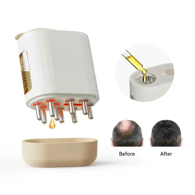Electric Oil Applicator and Vibration Scalp Massager 2 in 1.