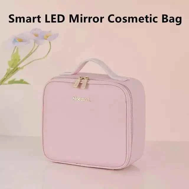 Smart LED Cosmetic Case with Mirror