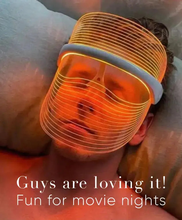 Solaris Laboratories NY How To Glow 4 Color LED Light Therapy Mask SALE Hind boutique