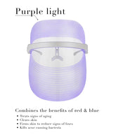 Solaris Laboratories NY How To Glow 4 Color LED Light Therapy Mask SALE Hind boutique